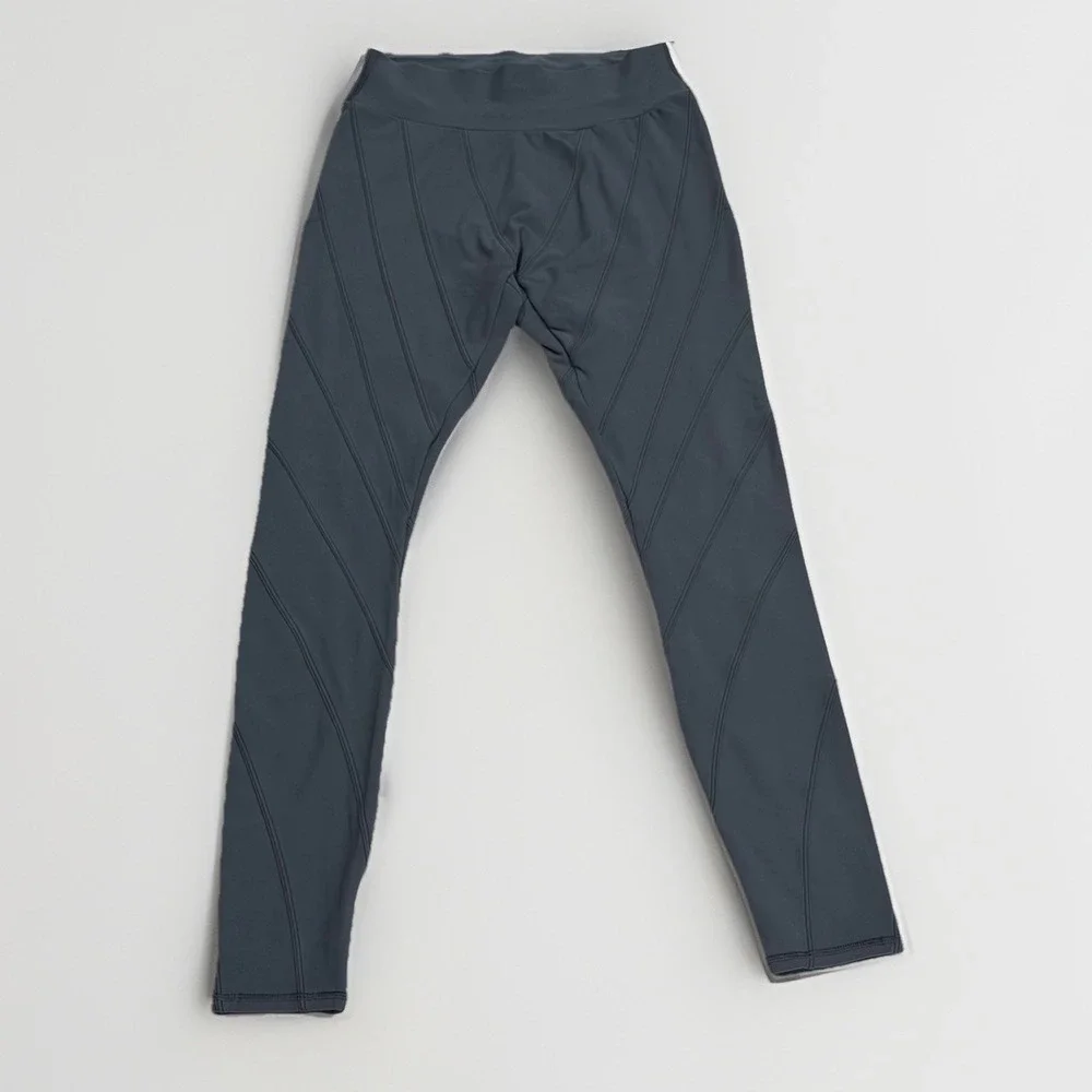 ALO YOGA  Soft High-Waist Sunray Leggings Steel Grey Size S Yoga Pilates Gym Run